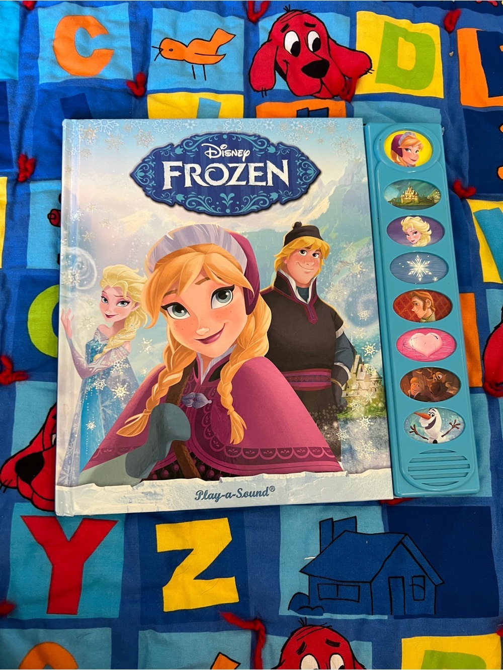 Disney Frozen Play-a-Sound Book - Pink & Blue